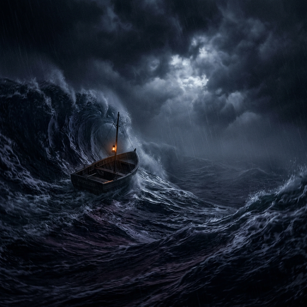 Biển đêm tối tăm